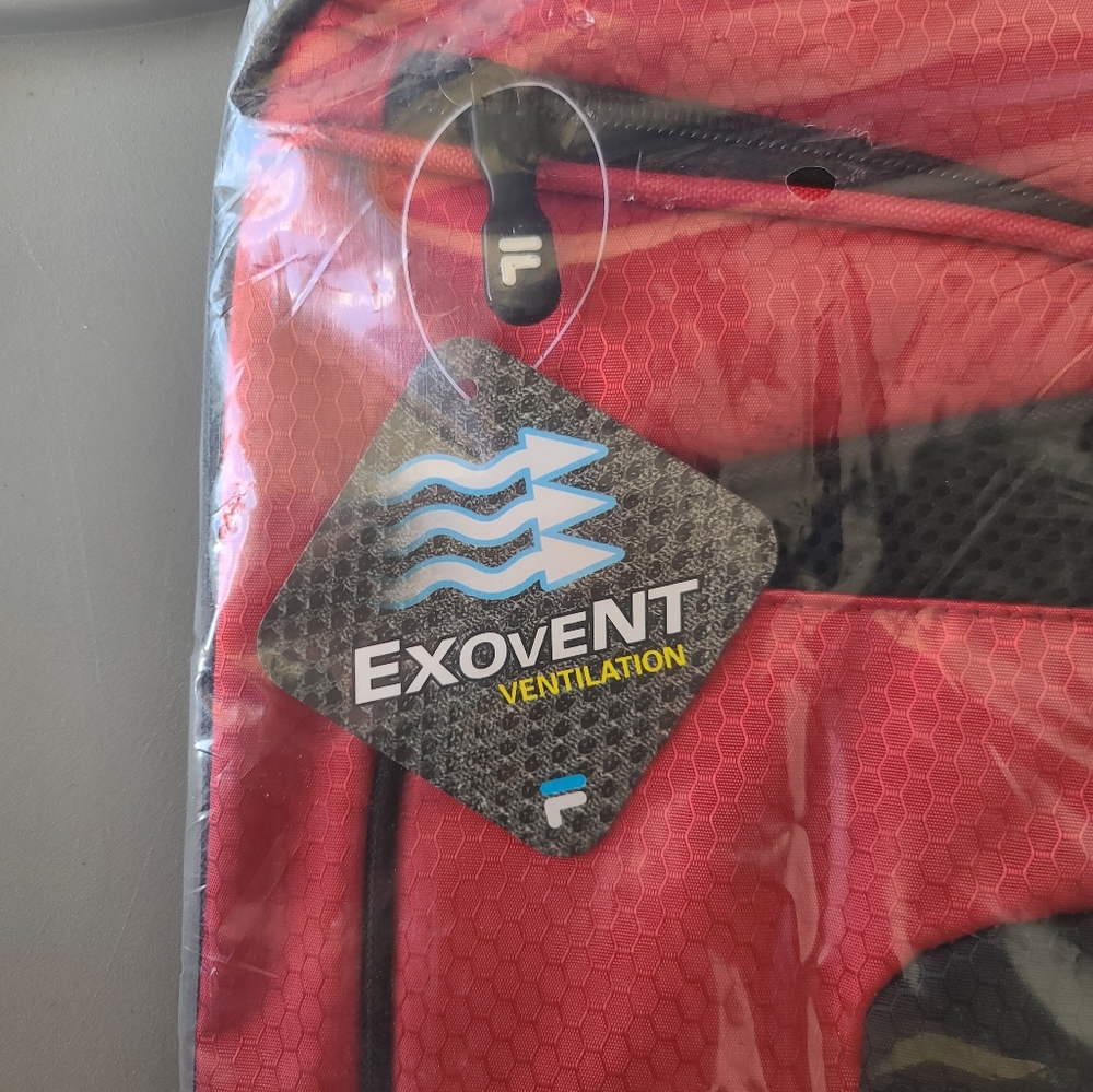 Red Exovent Ventilation Backpack